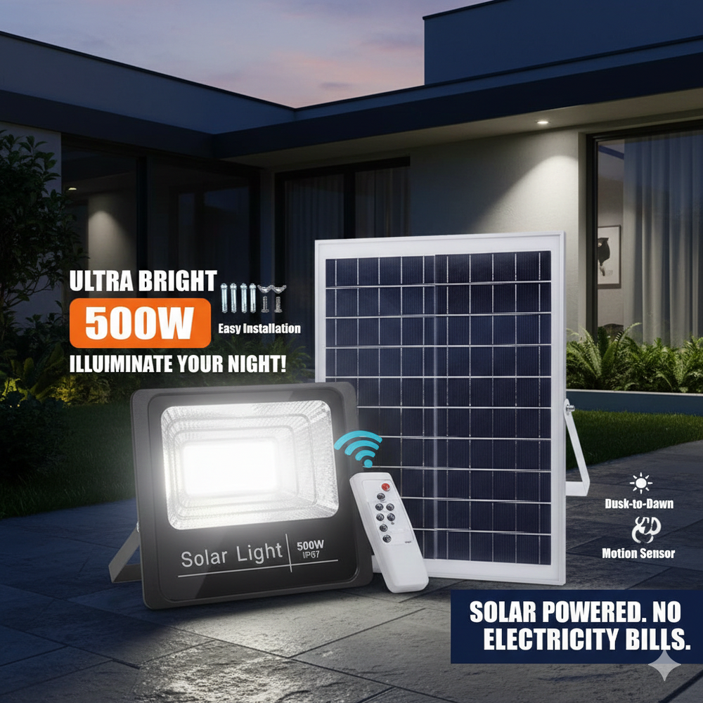 Reflector Solar 500W A033 - Panel Independiente
