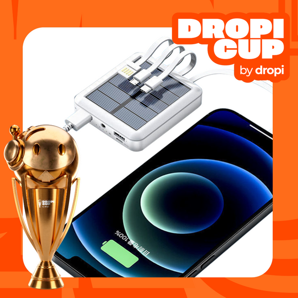 Cargador Inalámbrico Solar Multifuncional Dropi Cup