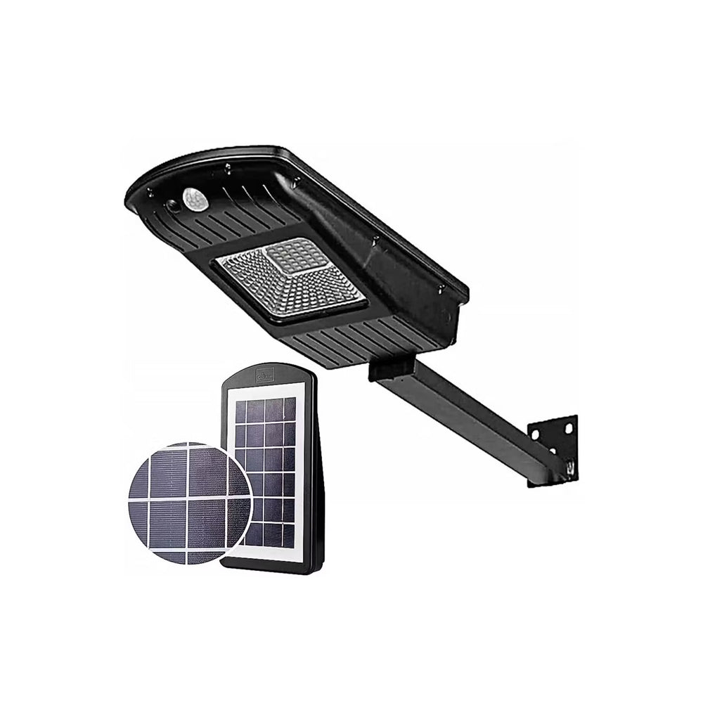 Lámpara Solar con Sensor de Movimiento — Ilumina Jardines y Fachadas Automáticamente