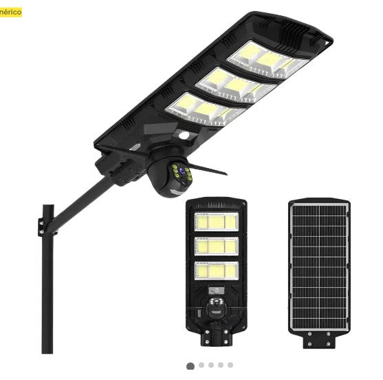 Reflector Solar 450W con Cámara PTZ 4G Full HD