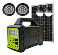 Estación de Energía Solar CL-3609 con 4 Lámparas LED — Kit Completo de Emergencia