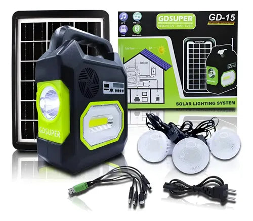 Kit Solar con Bombillos LED Incluidos — Ilumina Toda tu Casa con Energía Solar