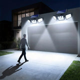 Set de 3 Reflectores Solares con Sensor de Movimiento — Seguridad Automática 24/7