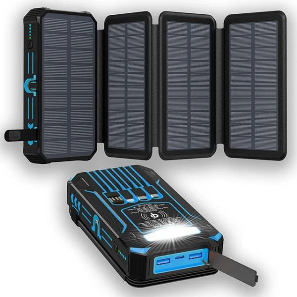 Power Bank Solar 4 Paneles M-3 - Carga Solar de Alta Potencia